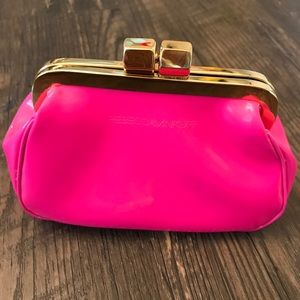 Rebecca Minkoff Neon Pink change purse/clutch👛