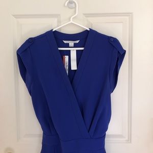 Diane von Furstenberg Cobalt Blue Jumpsuit