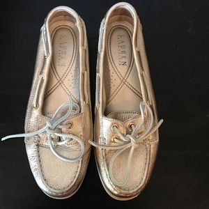 Ralph Lauren sperry's like shoes, size 8,5