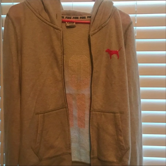 PINK SPARKLY VICTORIAS SECRET WHITE JACKET 👚 - Picture 2 of 4