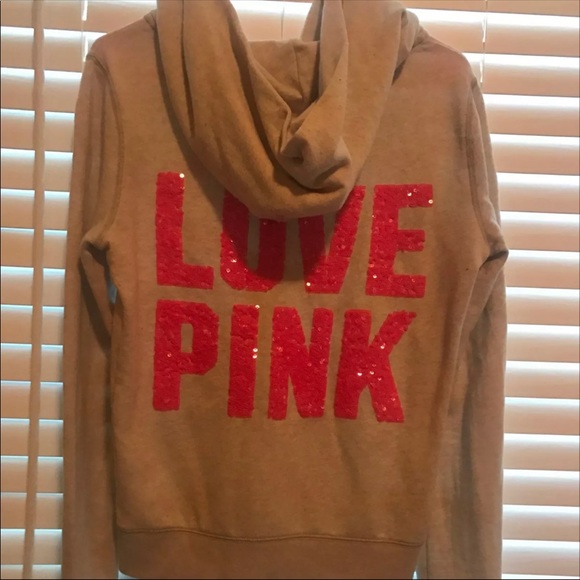 PINK SPARKLY VICTORIAS SECRET WHITE JACKET 👚 - Picture 3 of 4