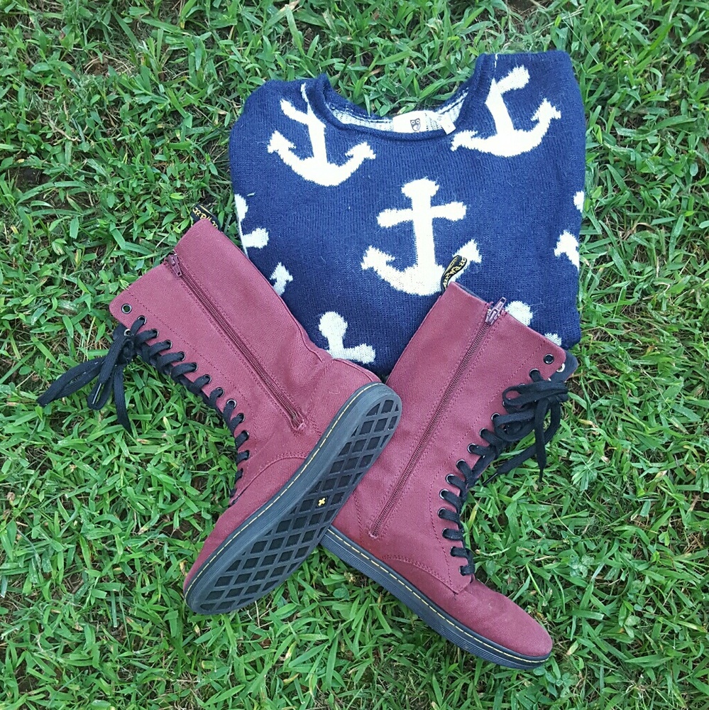 Doc Martens - 14 Eye - Burgundy - BATTERSEA - 9