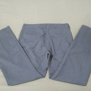Womens Banana Republic Khaki Pants 12 Gray Cotton