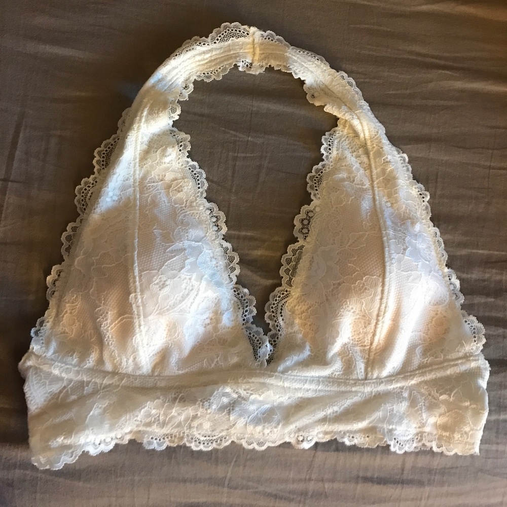 White bralette