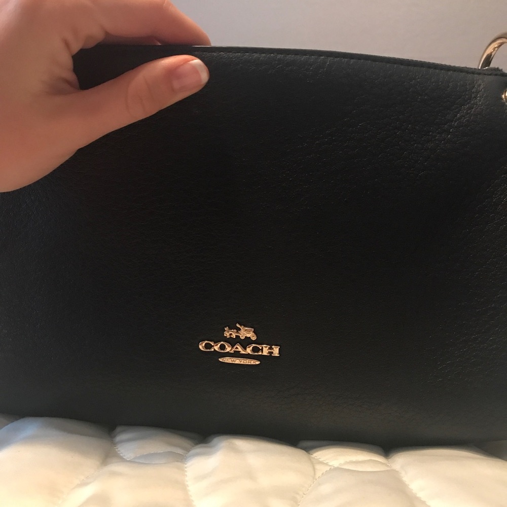 Navy Coach Cross Body