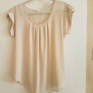 MINE Cream Colored Blouse