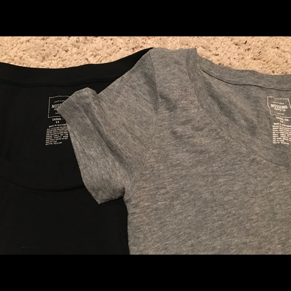 Black & Gray casual tees - Picture 2 of 3