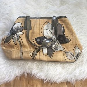 Collection coach hand woven embroidered bag