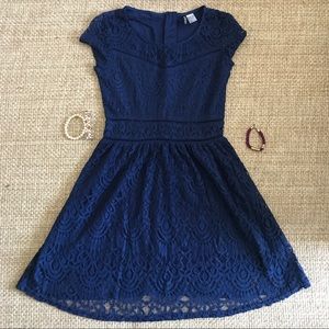 H&M | Blue Lace Dress