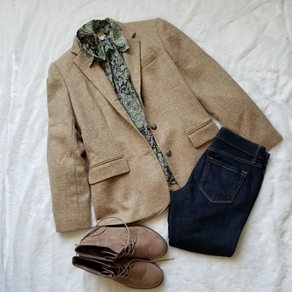 Lauren Ralph Lauren Jackets & Blazers - Tan Ralph Lauren Wool Blazer!!
