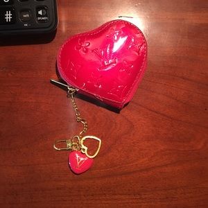 Louis Vuitton Heart-Shapped pouch/Keychain/Charm