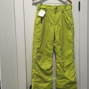 Snowboarding pants.