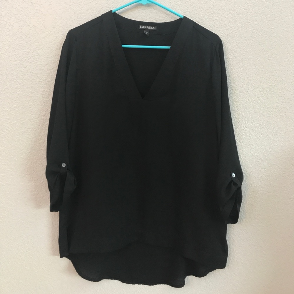 ❣️EXPRESS LOSE FIT SEXY TUNIC TOP❣️ - Picture 2 of 5