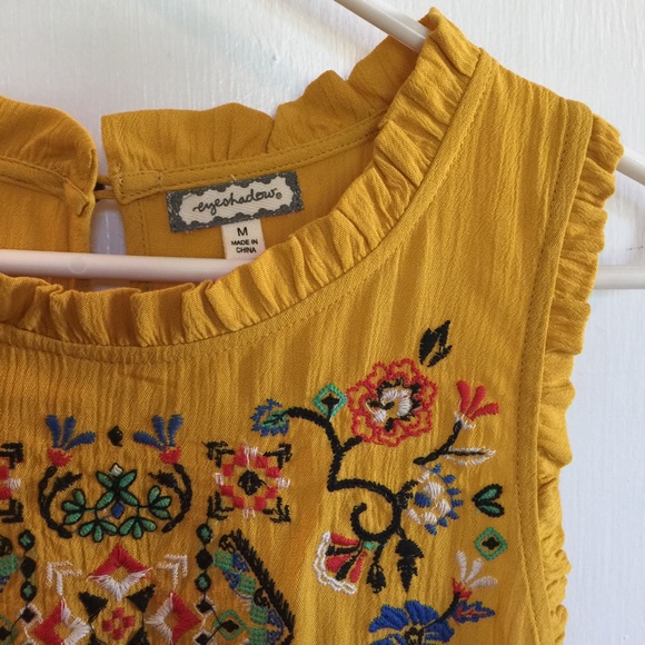 Eyeshadow Tops - NWT Mustard Tank