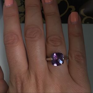 David Yurman purple amethyst vintage ring