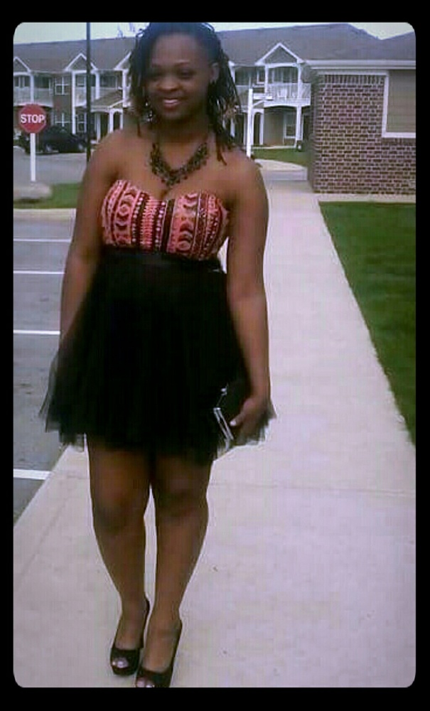 Gorgeous short formal dress.