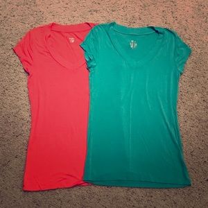 Worn once dressy V-necks!