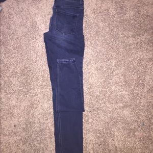 Express high waisted skinny jeans.