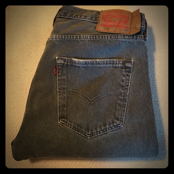 Levi's Other - Vintage Levi's 501 gray 32x36 rare jeans