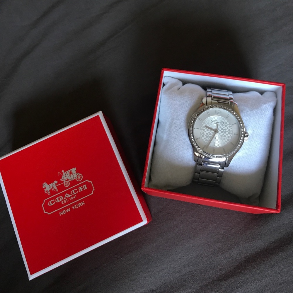 Silver Coach Watch