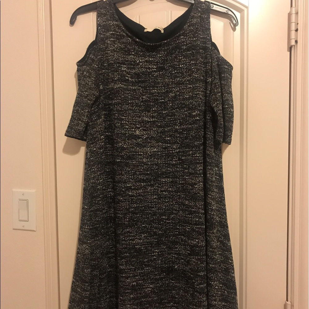 Cold shoulder dress