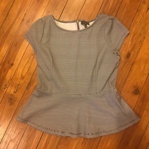 Striped Peplum