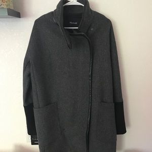 Madewell City Grid Coat - women's sz 8