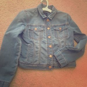 Gap girls jean jacket EUC XL