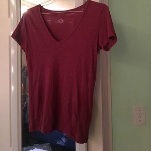 Maroon J. Crew Tee