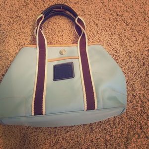 authentic blue coach purse