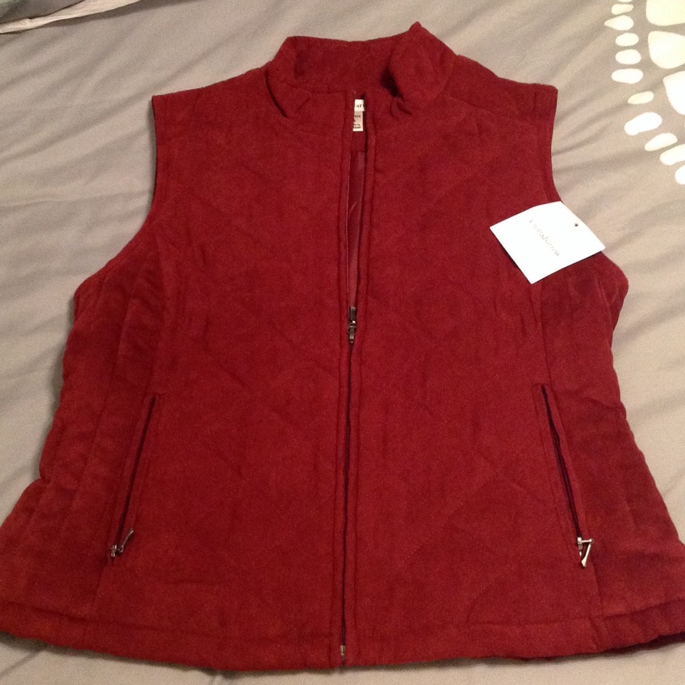 Suede vest