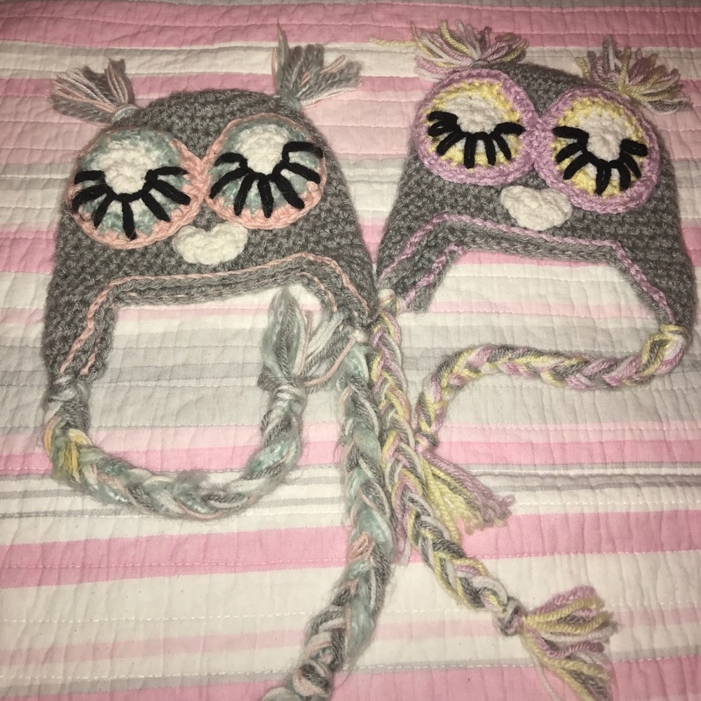 Winter crocheted Baby winter hats