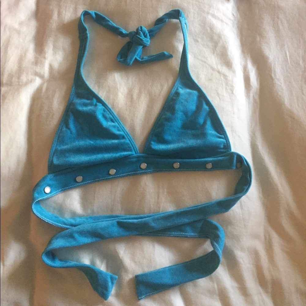 Three piece velvet like material Bebe   Swimsuit