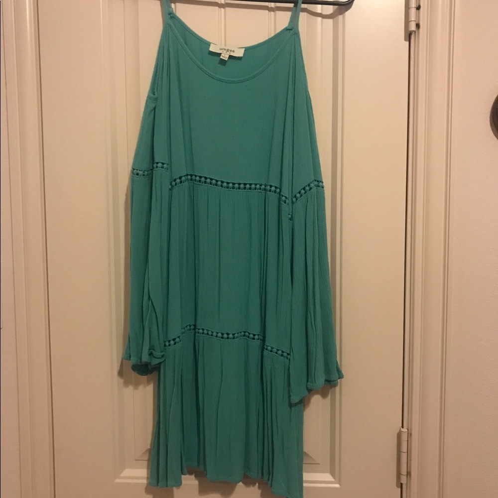 Open shoulder boho tunic