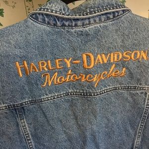 XXXL Harley Davidson Denim Vest