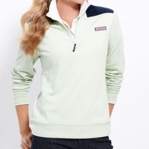 Vineyard vines Shep & Ian mint/navy pullover
