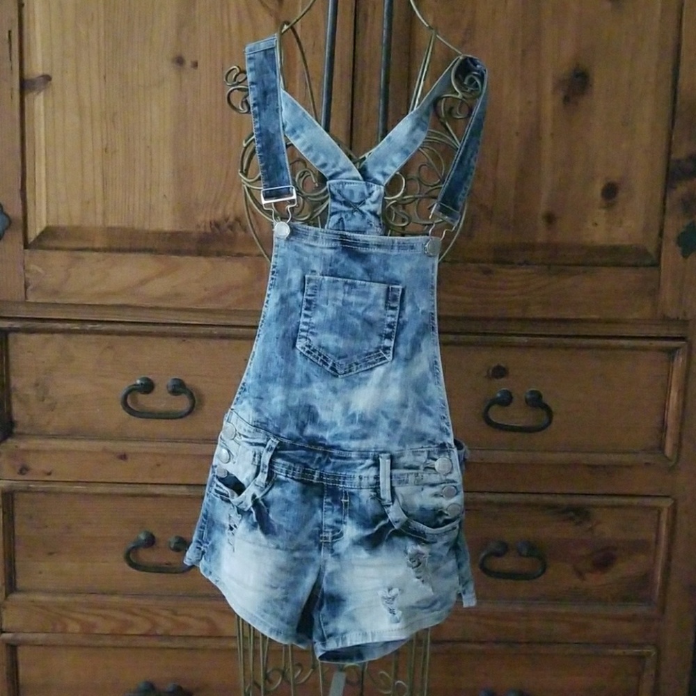 Jean Overall shorts