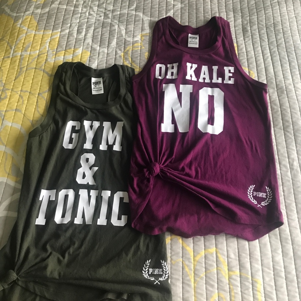 Victoria's Secret Pink sport tanks bundle
