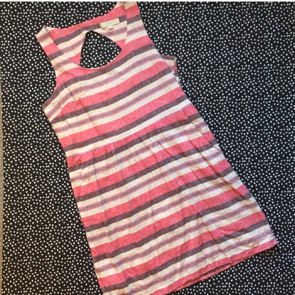 Loft size 14 linen dress