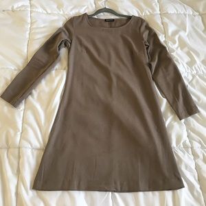American Apparel tan dress