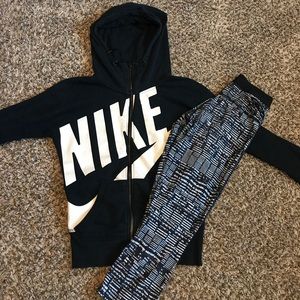 Nike jacket and running pants