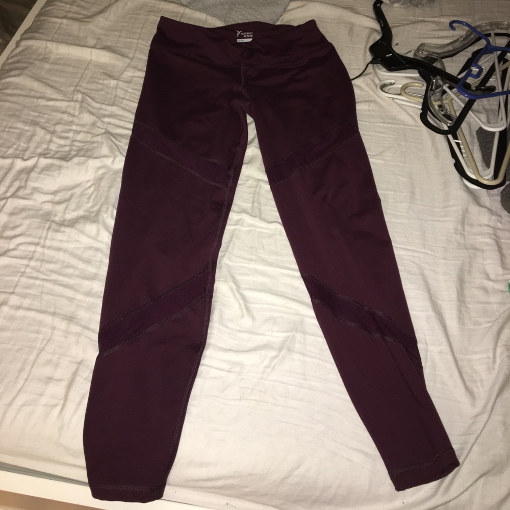 old navy mesh workout pants