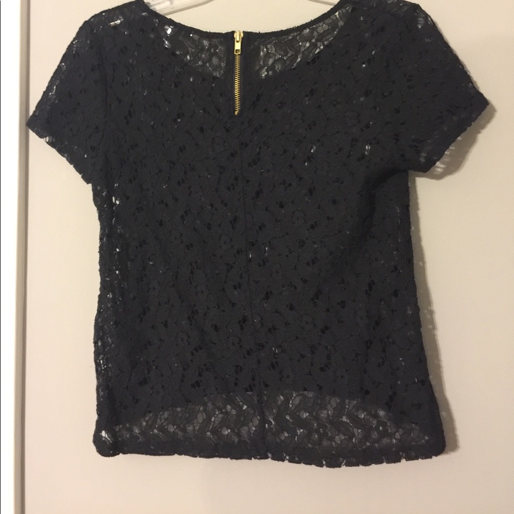 Lace crop top