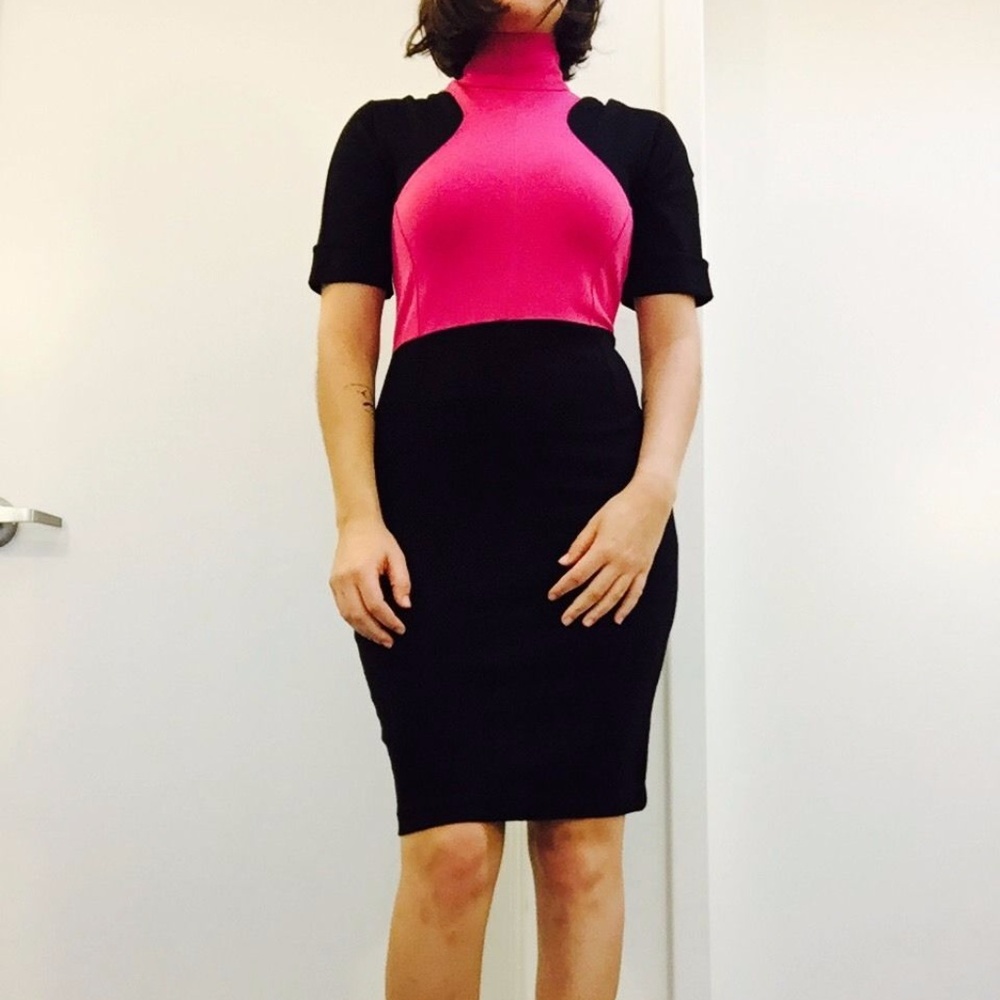 Karl Lagerfeld Impulse Dress Colorblock Pink