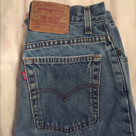 VINTAGE 1985 Levi's ORIGINAL 550TM Jeans - Picture 4 of 5