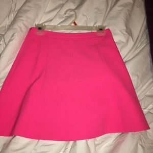 j.crew hot pink skirt