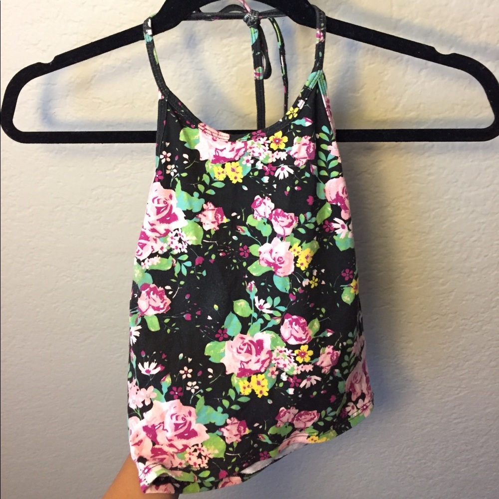 UO floral crop top