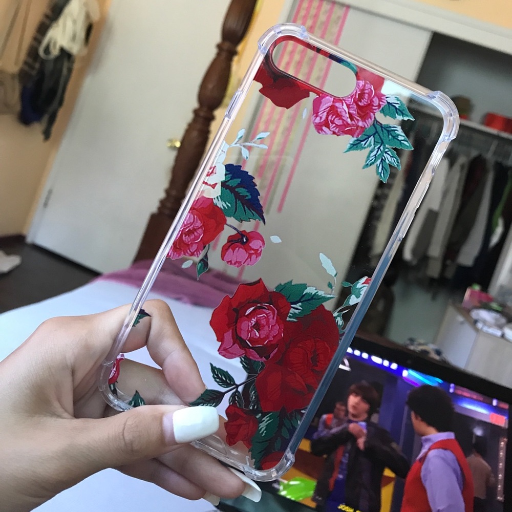 Floral Rose iPhone 7 Plus Bumper Case