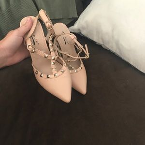 Studded gladiator heels