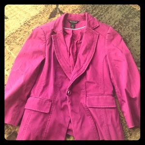 WHBM pink suit coat.